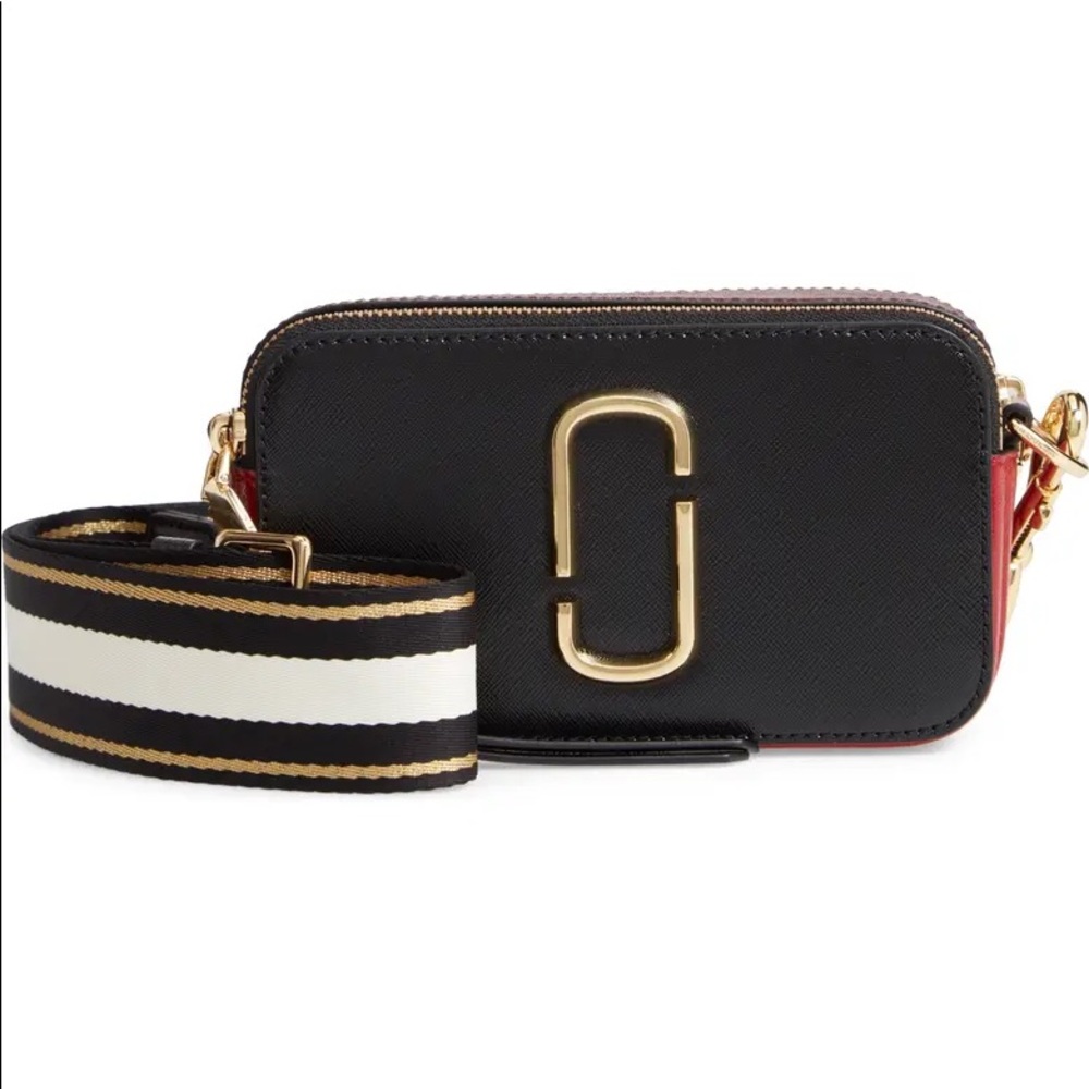 NWOT Marc Jacobs Snapshot Camera Bag Black/Red